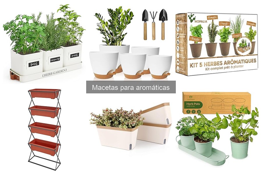 Macetas para Aromáticas: Plásticas vs Metálicas
