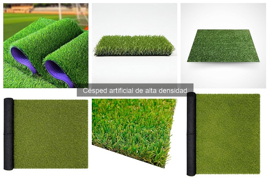 Mantenimiento del césped artificial de alta densidad