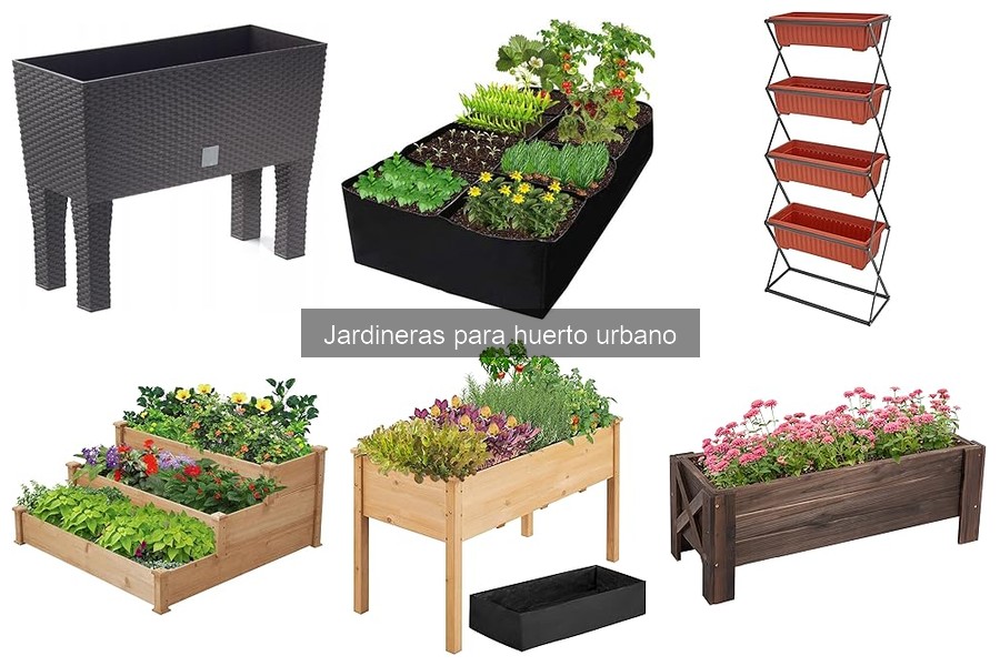 Maximiza el espacio en tu jardinera para huerto urbano