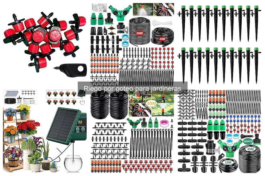 Mejora tu riego por goteo: accesorios recomendados