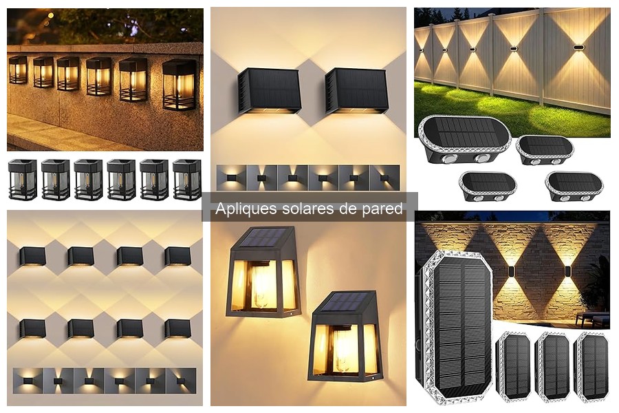 Mejores Apliques Solares de Pared para Jardines 2023
