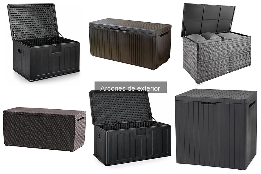Mejores arcones de exterior para espacios reducidos