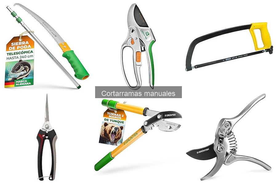 Mejores cortarramas manuales para podar árboles frutales