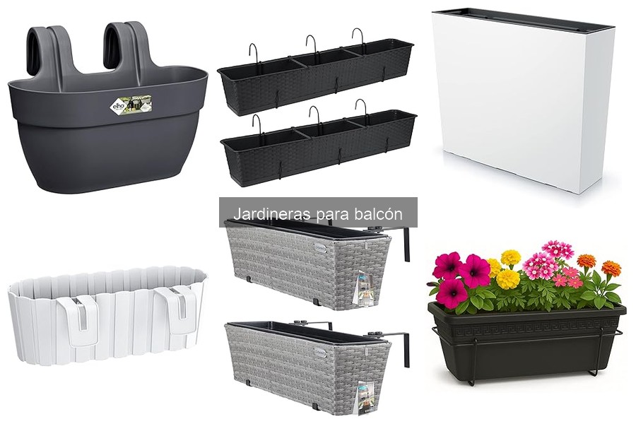 Mejores jardineras para balcones pequeños | Comparativa