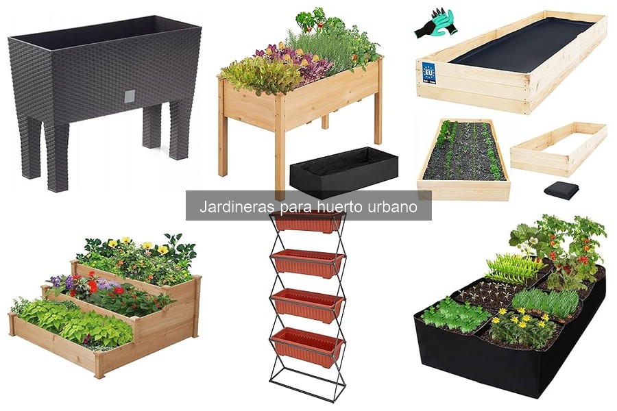 Mejores jardineras para principiantes en huertos urbanos
