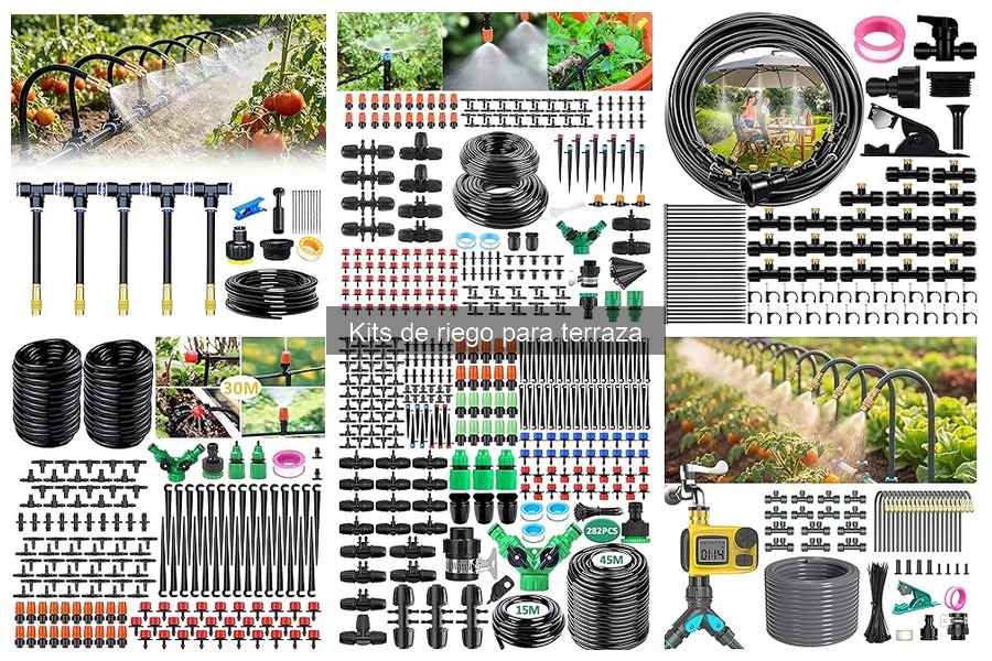 Mejores kits de riego para terraza: comparativa de marcas