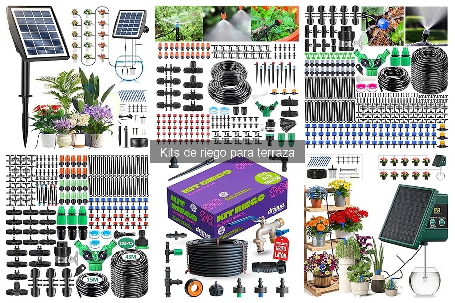 Mejores kits de riego para terrazas pequeñas: comparativa