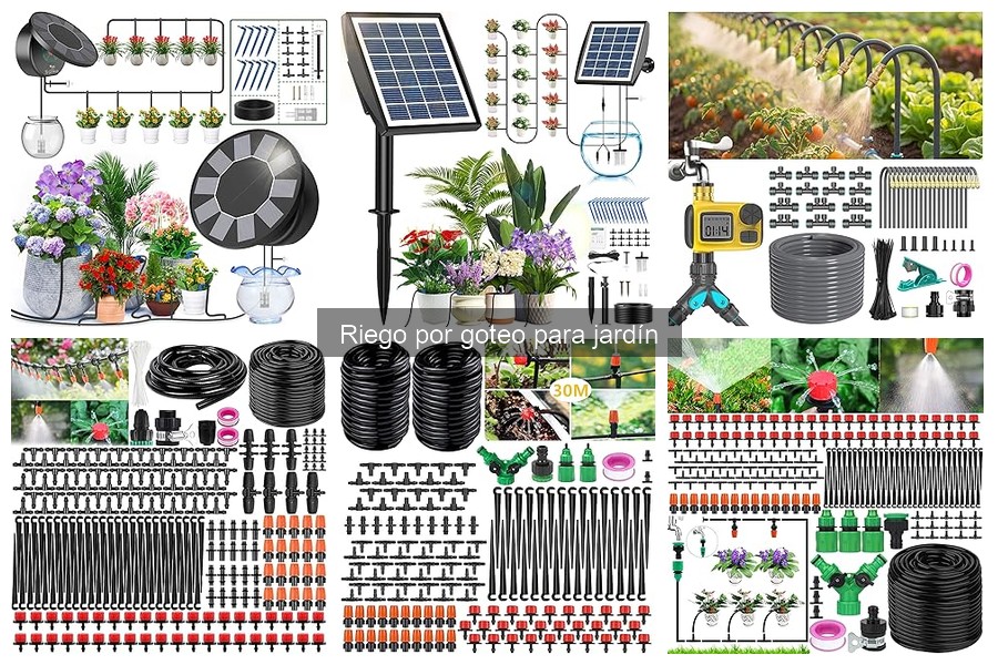 Mejores kits de riego por goteo para jardines pequeños