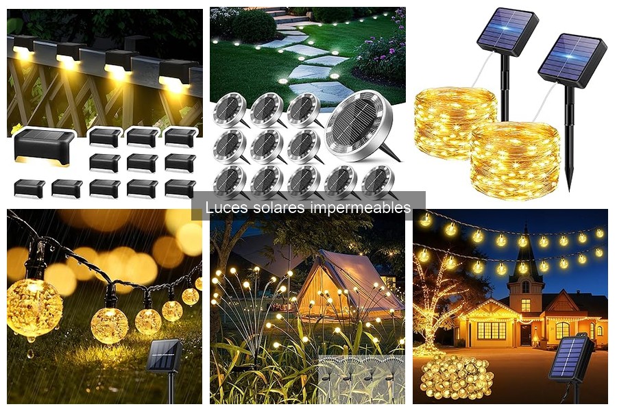 Mejores luces solares impermeables para jardines pequeños