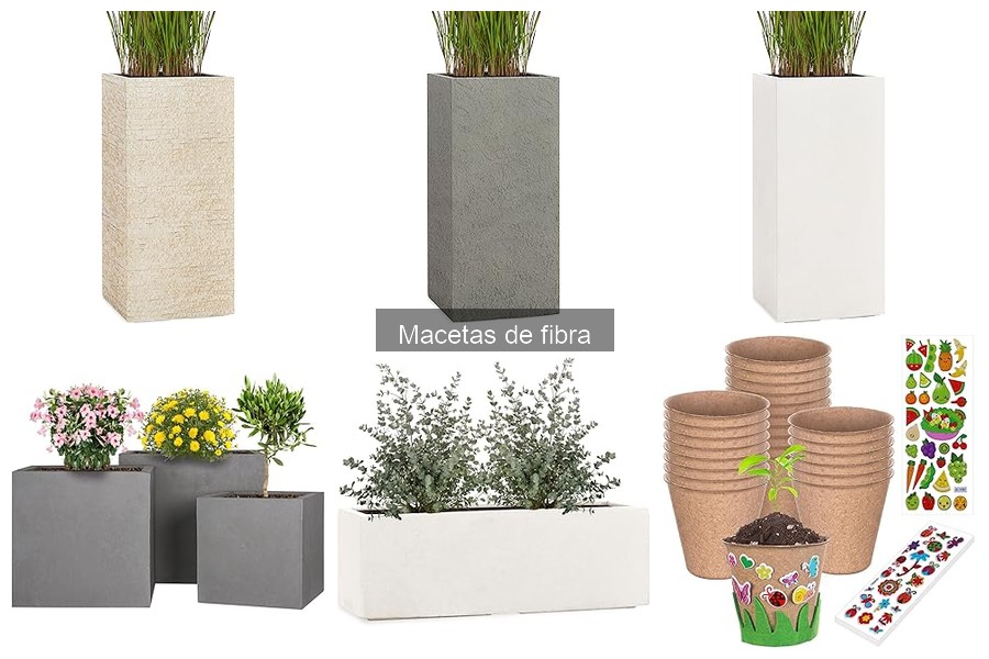 Mejores macetas de fibra para cultivo en interiores