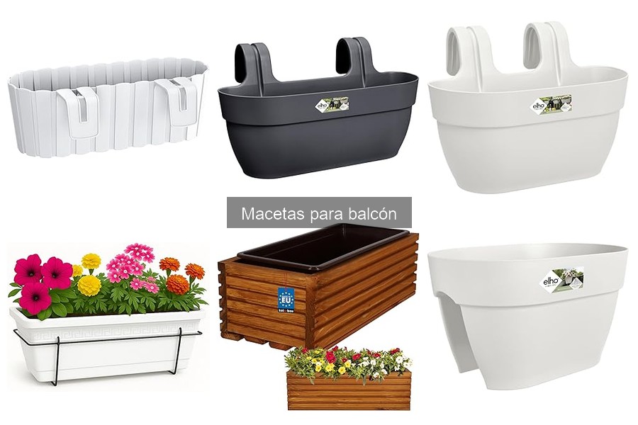 Mejores Macetas para Balcones Pequeños: Comparativa 2023