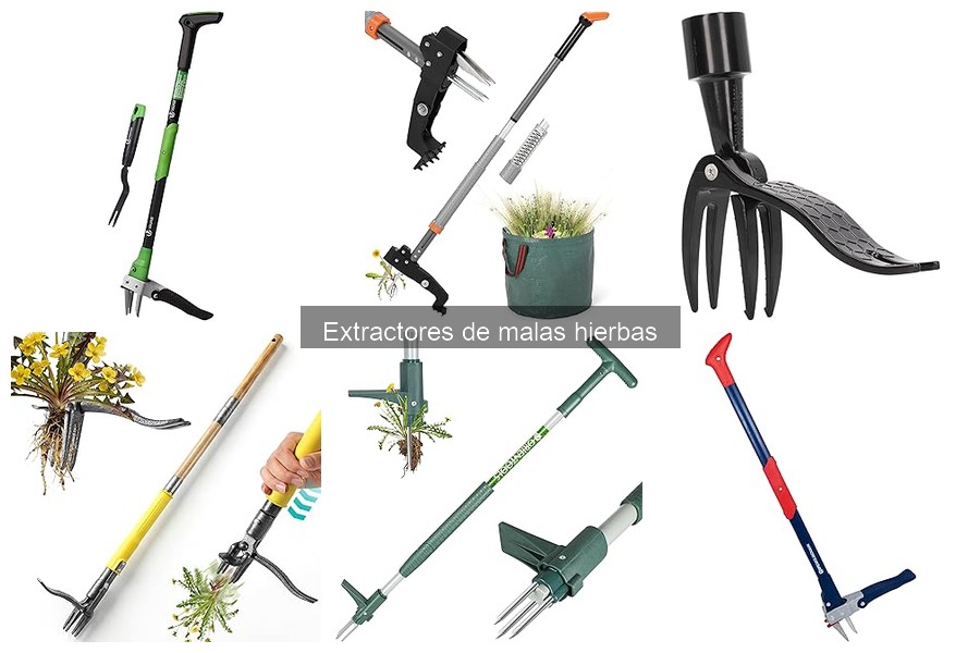 Mejores marcas de extractores de malas hierbas para jardinería
