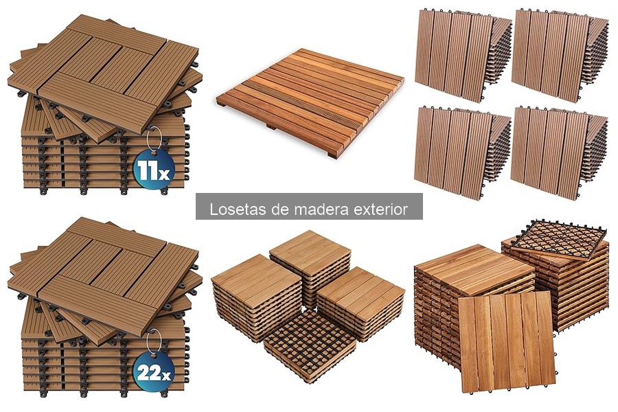Mejores marcas de losetas de madera exterior para tu jardín