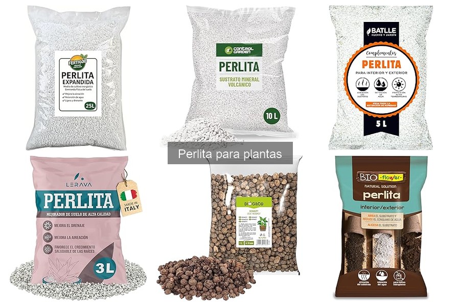 Mejores marcas de perlita para jardinería en 2023