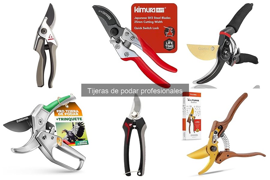 Mejores marcas de tijeras de podar profesionales 2023
