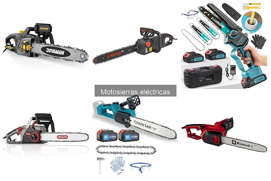 Mejores motosierras eléctricas para jardinería doméstica