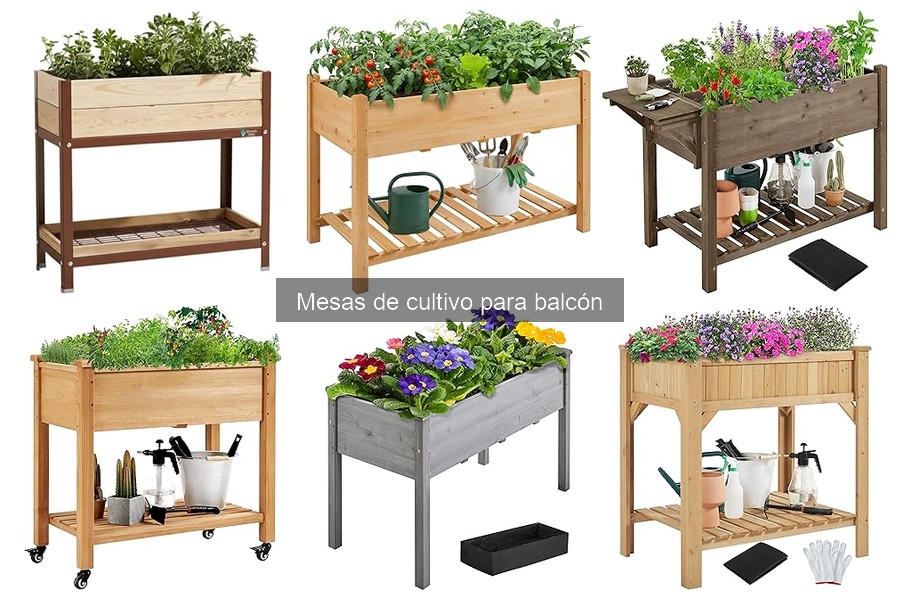Mejores ofertas de mesas de cultivo para balcón en 2023