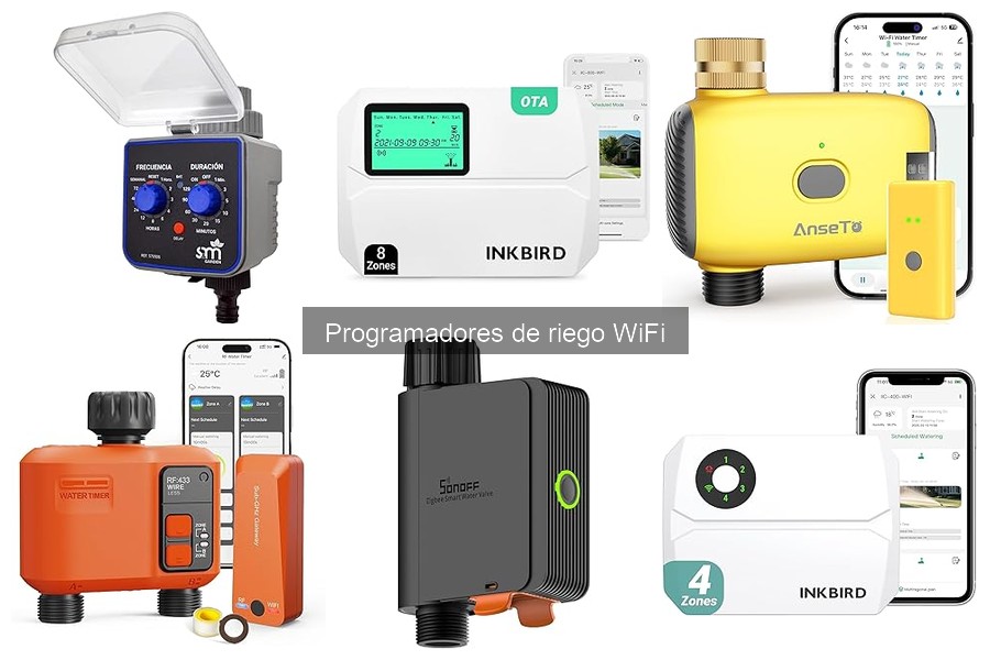 Mejores programadores de riego WiFi para jardines pequeños