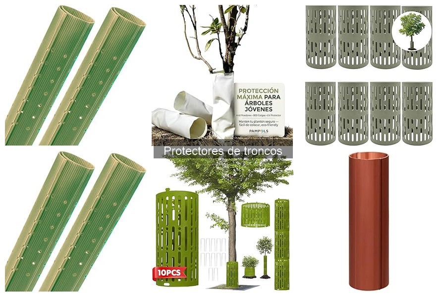 Mejores protectores de troncos para árboles jóvenes