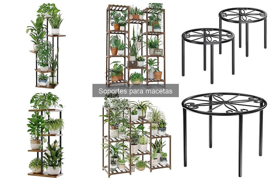 Mejores soportes para macetas en balcones pequeños