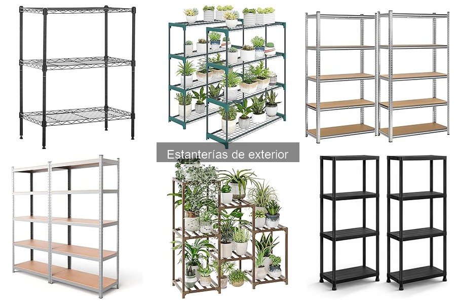 Mejores tiendas para comprar estanterías de exterior