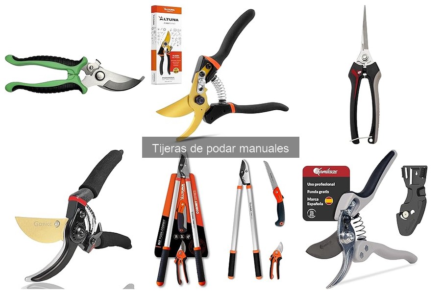 Mejores tijeras de podar manuales para jardín ornamental