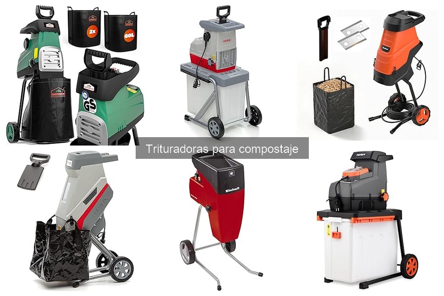 ** Mejores trituradoras para compostaje en huertos urbanos