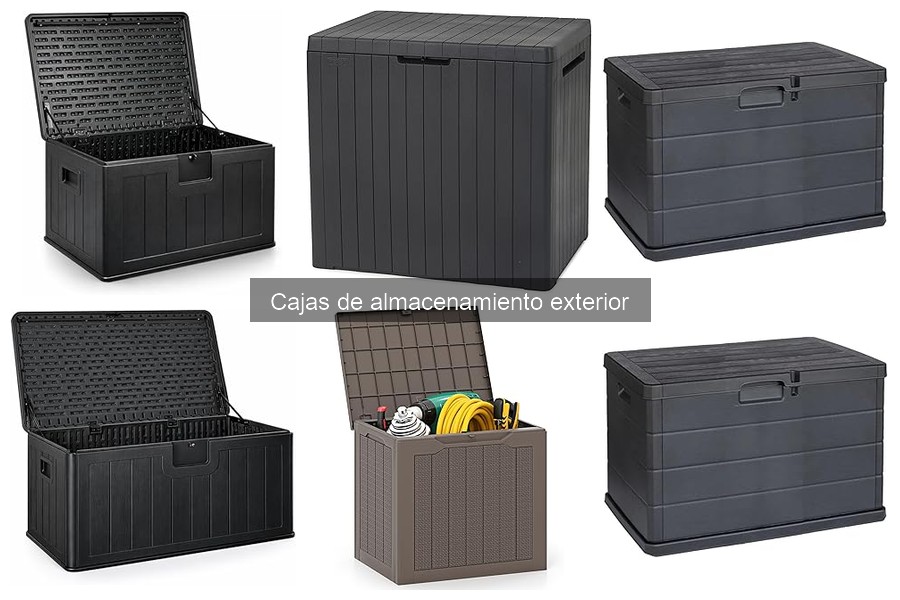 Ofertas en cajas de almacenamiento exterior a buen precio