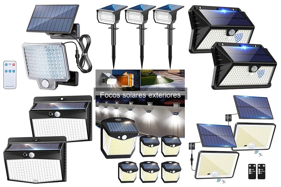 Ofertas en Focos Solares Exteriores: Mejores Precios y Descuentos