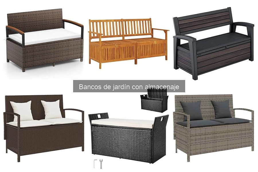 Ofertas y descuentos en bancos de jardín con almacenaje
