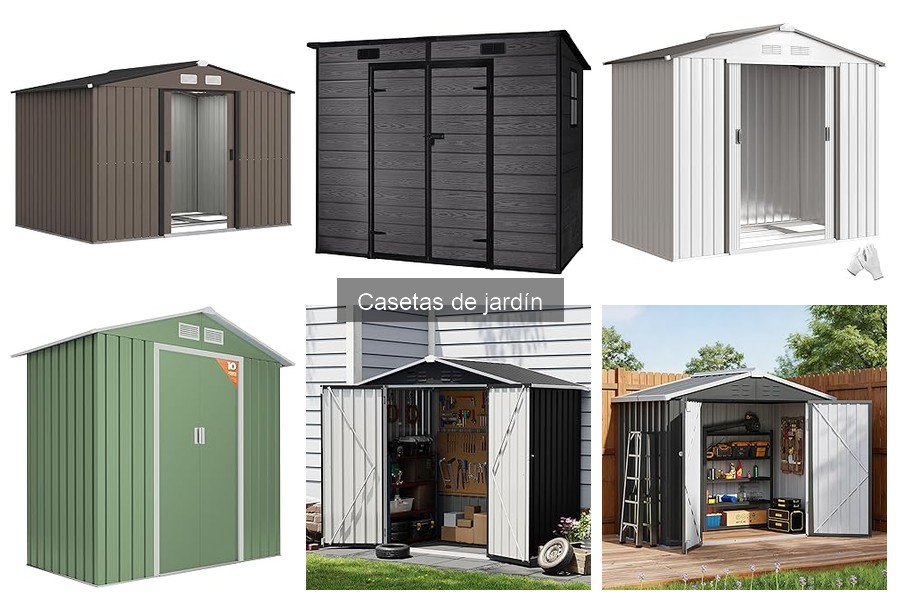 Organiza tu caseta de jardín para un espacio funcional