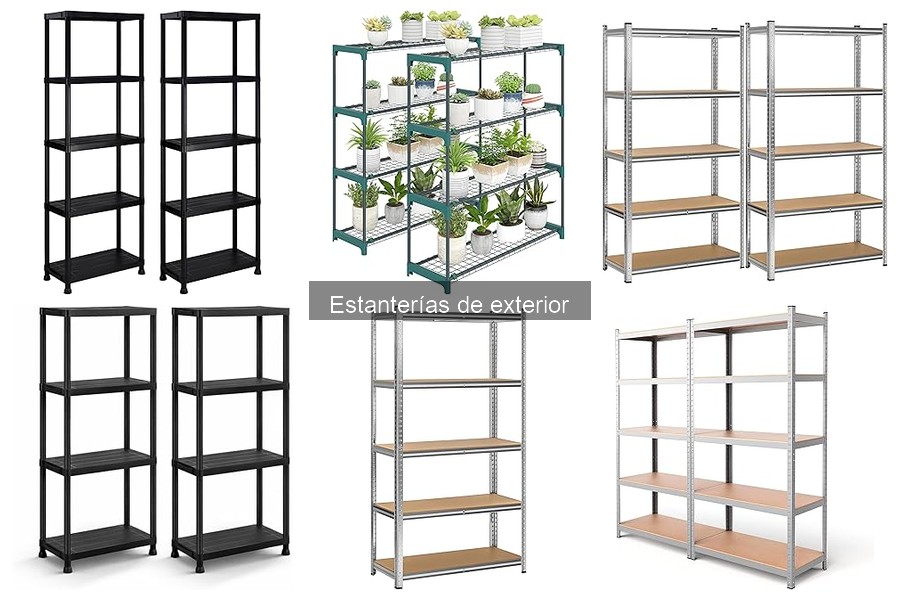 Precio medio de estanterías de exterior: guía completa