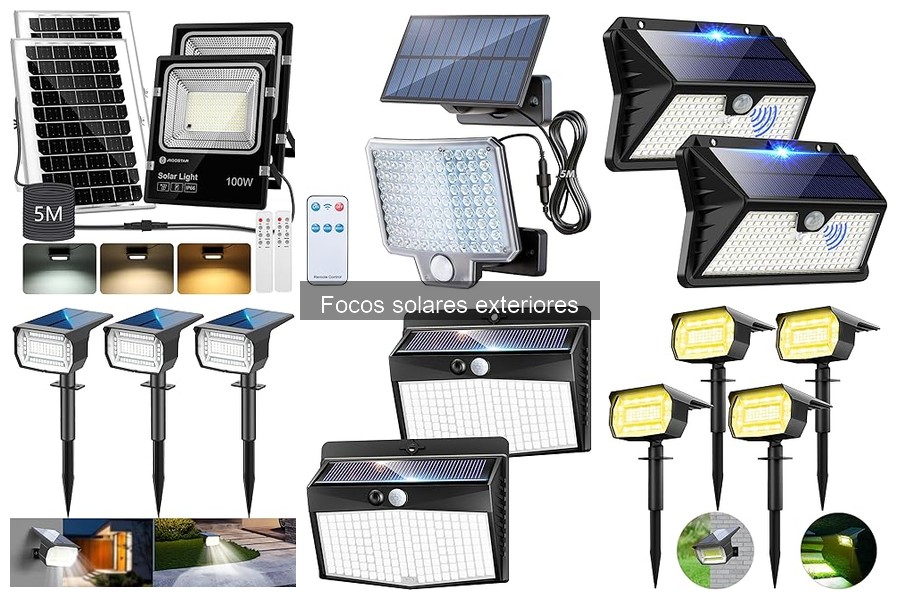 Problemas comunes con focos solares exteriores y soluciones