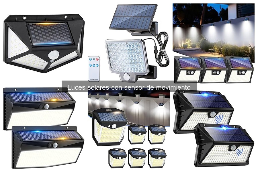 Problemas comunes con luces solares con sensor de movimiento