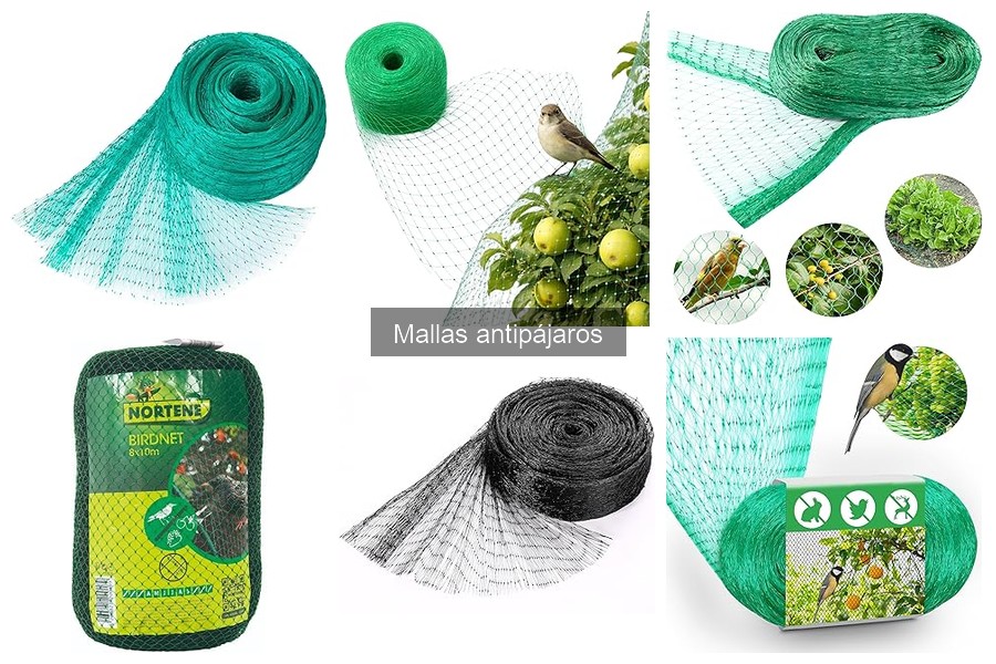 Problemas comunes con mallas antipájaros y soluciones