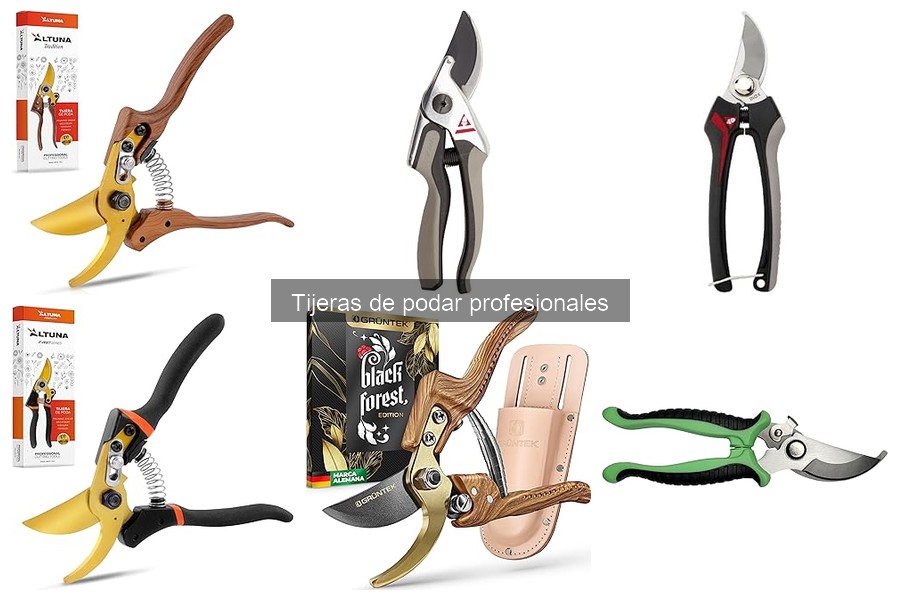 Problemas comunes con tijeras de podar profesionales