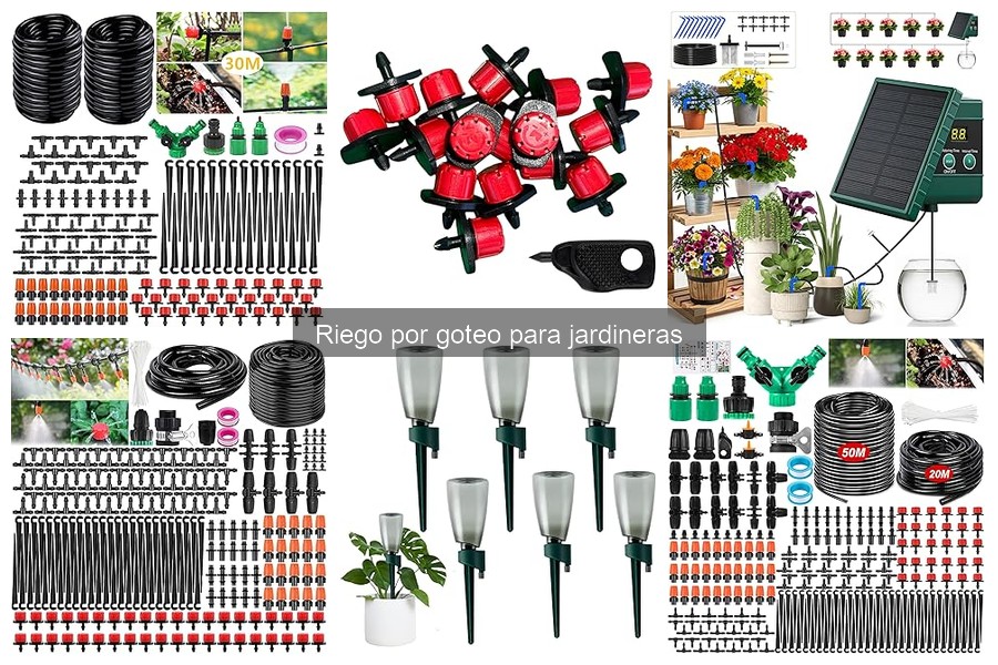 Problemas comunes del riego por goteo en jardineras