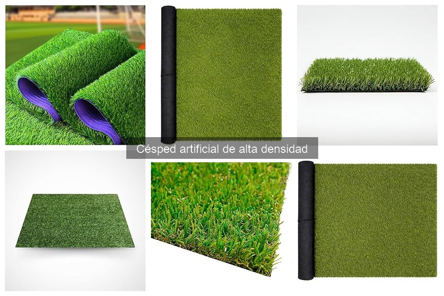 ¿Qué es el césped artificial de alta densidad?