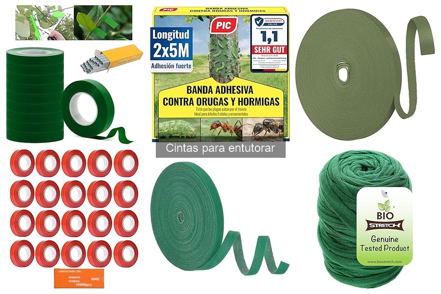 ¿Qué son las cintas para entutorar en jardinería?