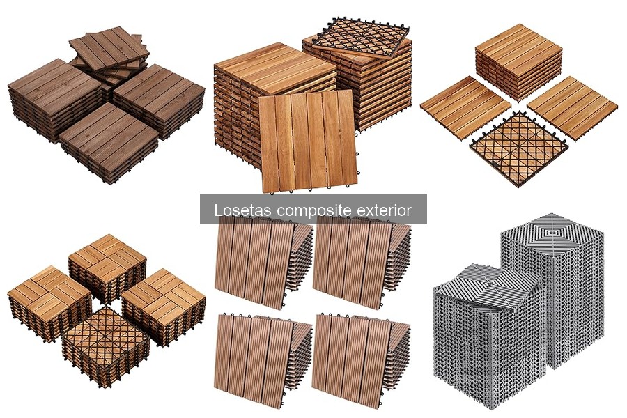 Qué son las losetas composite para exterior: guía completa