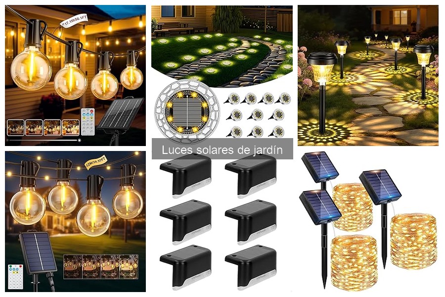 ¿Qué son las luces solares de jardín? Descubre su funcionamiento