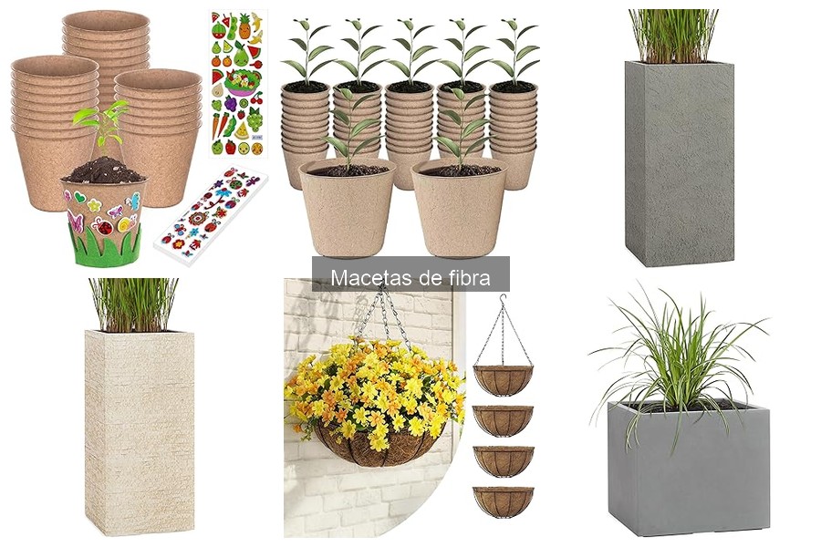 ¿Qué son las macetas de fibra en jardinería?