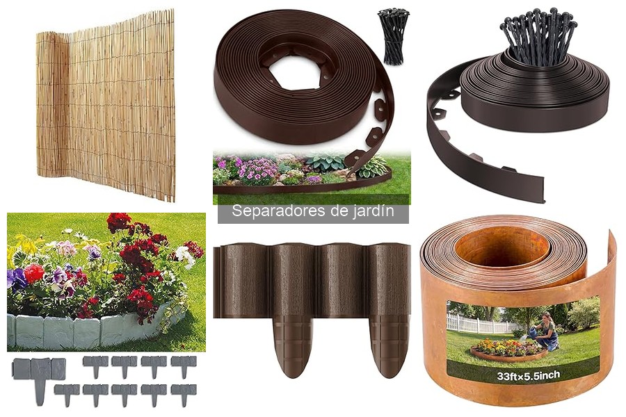 Separadores de jardín: definición y tipos para tu espacio