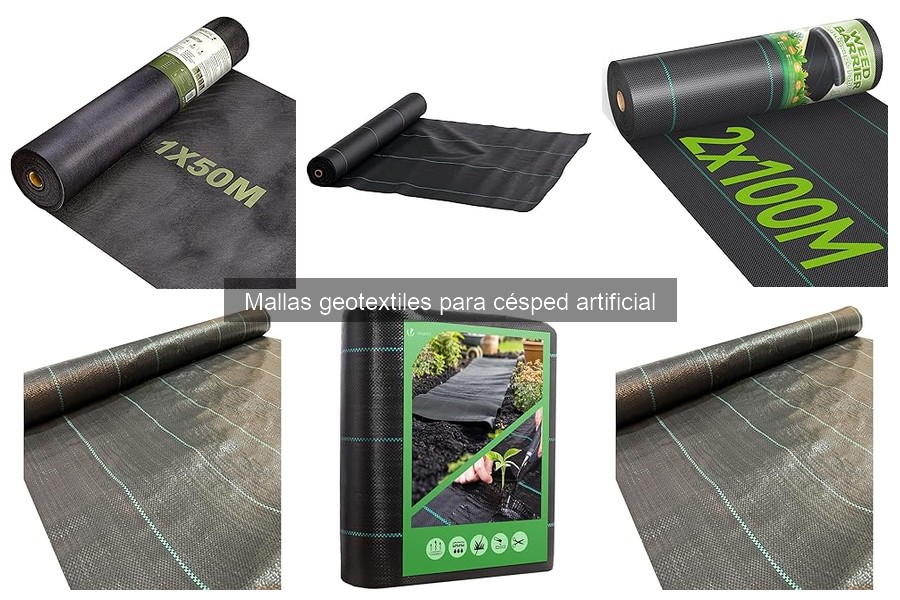 ¿Son necesarias las mallas geotextiles para césped artificial?