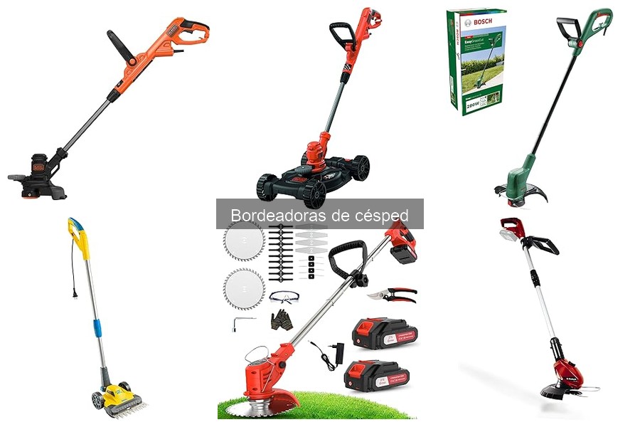 Tipos de bordeadoras de césped: guía completa para elegir