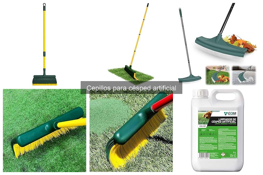 Tipos de cepillos para césped artificial: guía completa