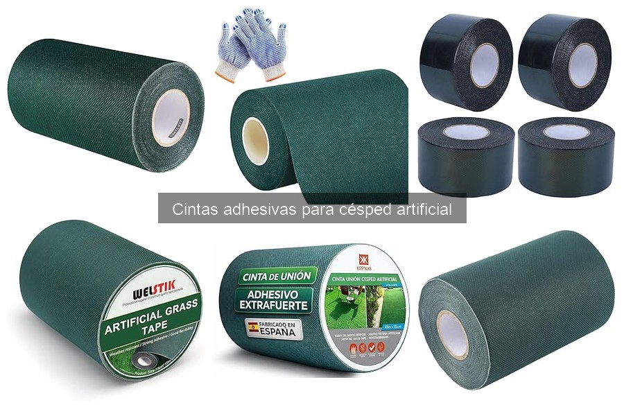 Tipos de cintas adhesivas para césped artificial: guía completa