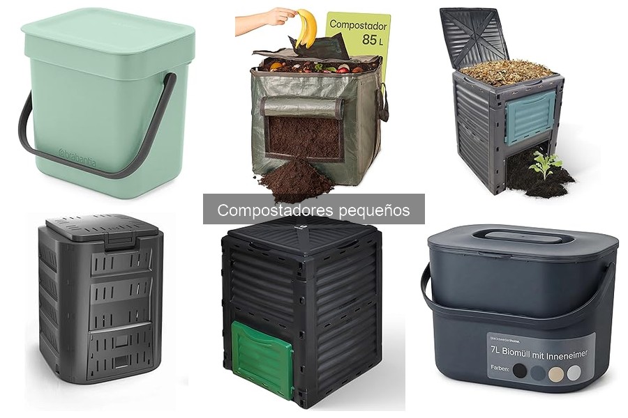 Tipos de compostadores pequeños: guía completa para elegir
