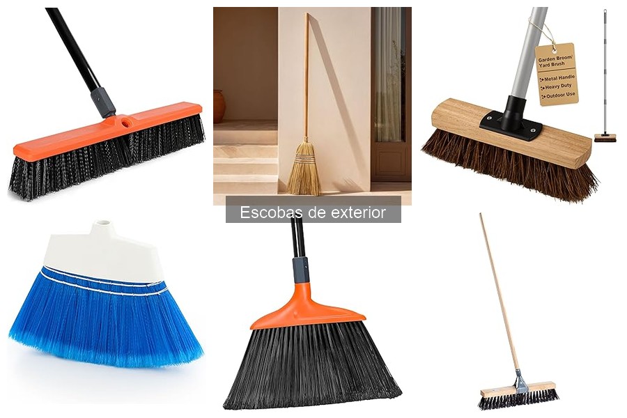 Tipos de escobas de exterior: ¿cuál elegir para tu jardín?