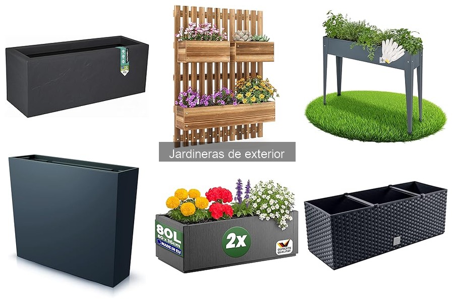 Tipos de jardineras de exterior: materiales y estilos